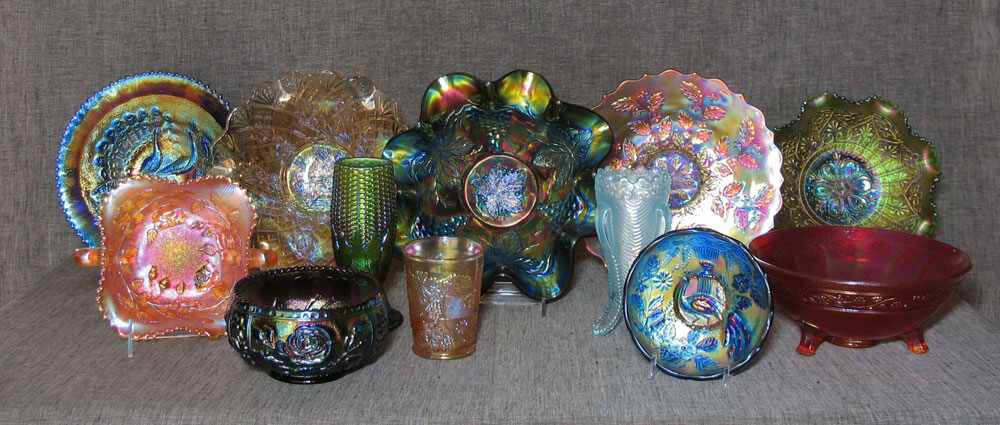 carnival glass collection